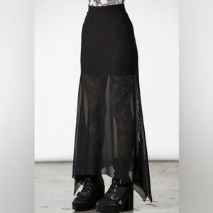 Killstar Death Star Maxi Skirt | M